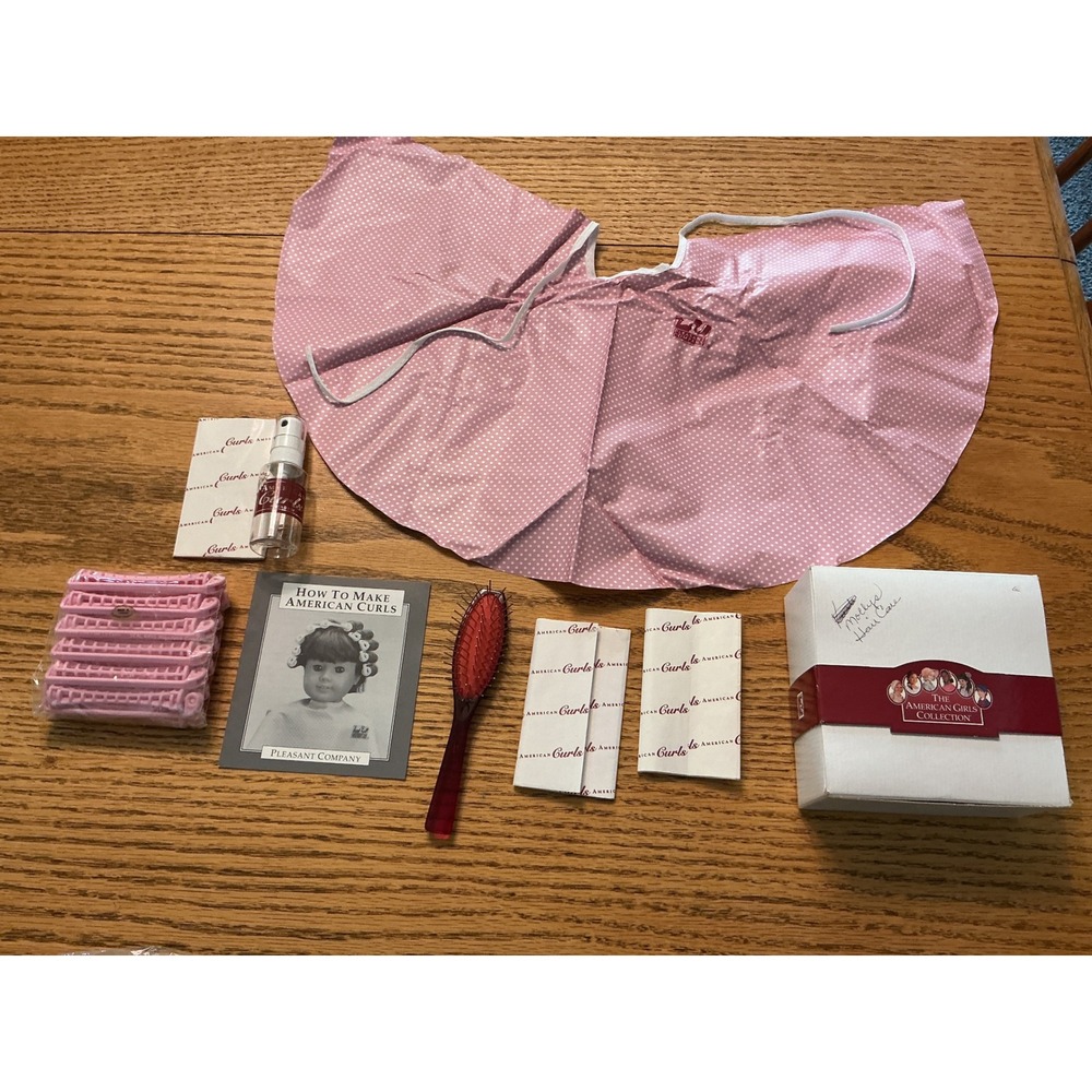 American Girl Hair Curling Kit Pleasant Company Vintage Doll Accessories Box new